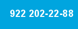 922 202-22-88 922 202-22-88